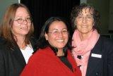 photo: Working Group members (from left) Deborah Stehr, Rosario Peréz, and Therèse Hughes
