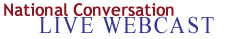 logo and link to universities' webcast