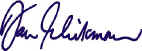 Secretary Dan Glickmans Signature