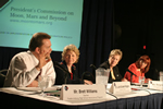 A panel on education opened the hearing at the US Air Force Museum