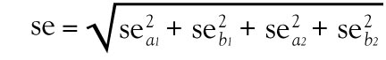 Statistical formula