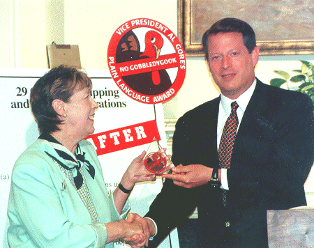 VP Gore with Martha Kent
