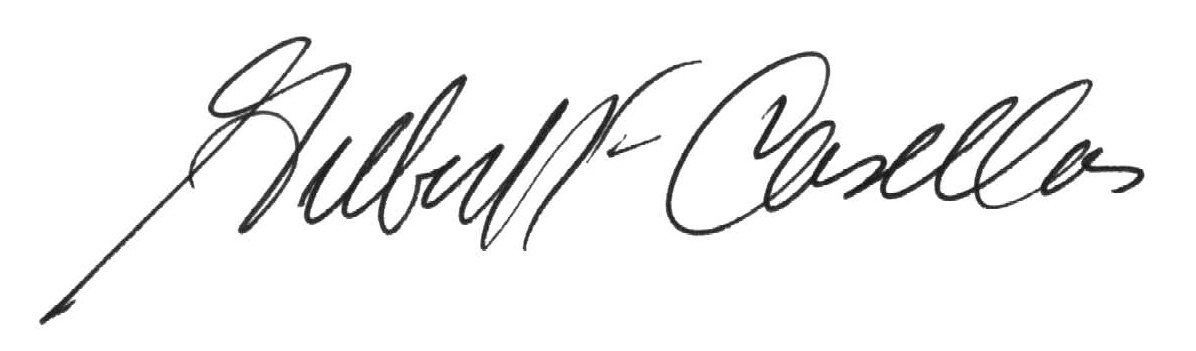 Gilbert Casellas signature