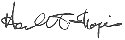 Harold T. Shapiro's Signature