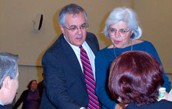 Congressman Barney Frank and Co-Chair Ellen Feingold