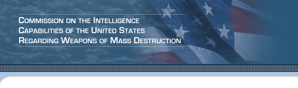 Commission on the Intelligence of the United States Regarding Weapons of Mass Destruction
